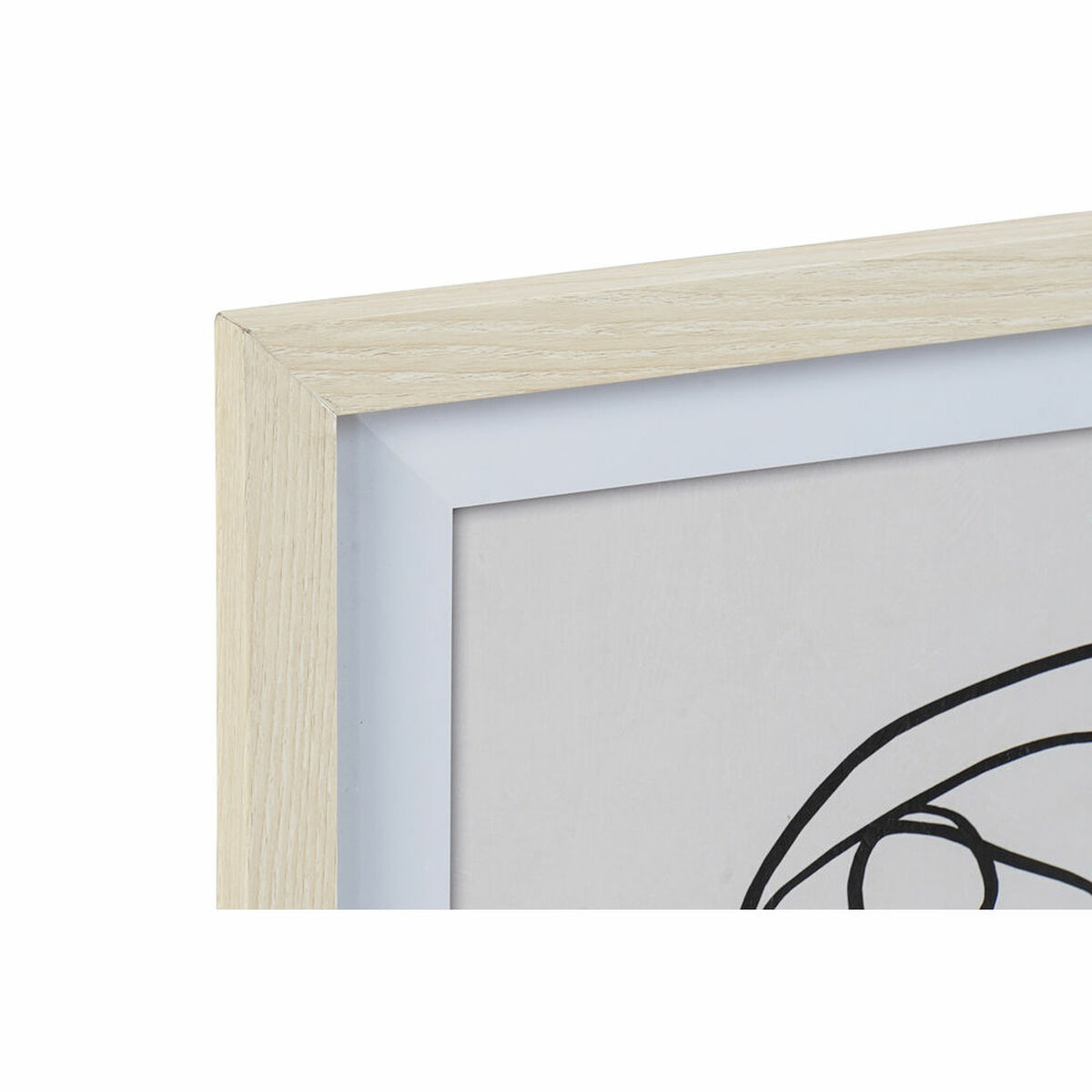Tablou DKD Home Decor Geam Brad Lemn MDF 55 x 2 x 70 cm